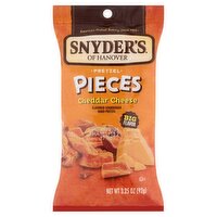 Snyder's of Hanover Cheddar Cheese Flavored Sourdough Hard Pretzel Pieces, 3.25 oz