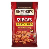 Snyder's of Hanover Hot Buffalo Wing Sourdough Hard Pretzel Pieces Party Size, 18 oz