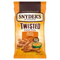 Snyder's of Hanover Nacho Cheese Twisted Pretzel Sticks, 12 oz