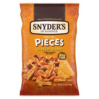 Snyder's of Hanover Cheddar Cheese Flavored Sourdough Hard Pretzel Pieces, 11.25 oz