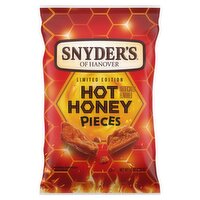 Snyder's Of Hanover Hot Honey Flavored Sourdough Hard Pretzels Pieces Limited Edition, 10 oz