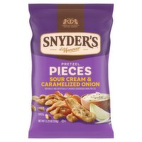 Snyder's of Hanover Sour Cream & Caramelized Onion Pretzel Pieces, 11.25 oz