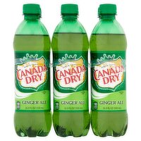 Canada Dry Ginger Ale, 6 count, 16.9 fl oz