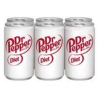 Dr Pepper Diet Soda, 6 count