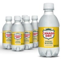 Canada Dry Tonic Water, 10 fl oz, 6 count