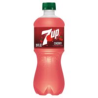 7UP Cherry Flavored Soda, 20 fl oz