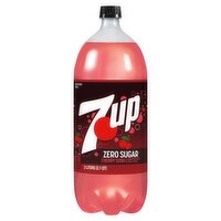 7UP Zero Sugar Cherry Soda, 2 L