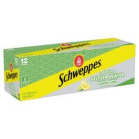 Schweppes Lemon Lime Sparkling Seltzer Water, 12 fl oz, 12 count