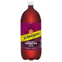 Schweppes Premium Black Cherry Ginger Ale, 2 liters