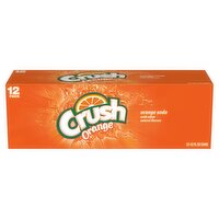 Crush Orange Soda, 12 fl oz, 12 count, 144 Fluid ounce