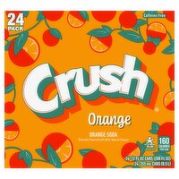 Crush Orange Soda, 12 fl oz, 24 counts, 288 Fluid ounce