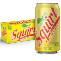 Squirt Citrus Soda Thirst Quencher, 12 fl oz, 12 count