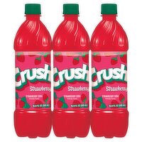 Crush Strawberry Soda, 500 ml, 6 count