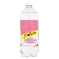 Schweppes Raspberry Lime Unsweetened Sparkling Seltzer Water, 33.8 fl oz