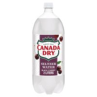 Canada Dry Black Cherry Seltzer Water, 2 liter