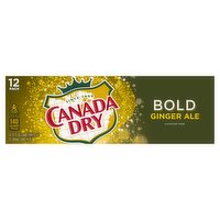 Canada Dry Bold Ginger Ale, 12 fl oz, 12 count