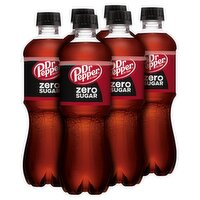 Dr Pepper Zero Sugar Soda, 6 count