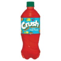 Crush Sparkling Fruit Punch Soda, 20 fl oz