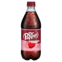 Dr Pepper Strawberries & Cream Soda, 20 fl oz
