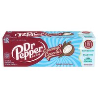 Dr Pepper Creamy Coconut Soda Limited Edition, 12 fl oz, 12 count