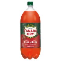 Canada Dry Fruit Splash Cherry Ginger Ale, 2.1 qt