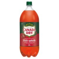 Canada Dry Fruit Splash Cherry Ginger Ale, 2.1 qt, 67.6 Fluid ounce