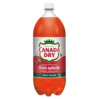 Canada Dry Zero Sugar Fruit Splash Cherry Ginger Ale, 2.1 qt