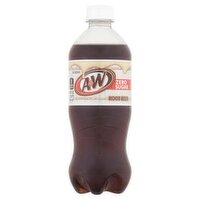 A&W Zero Sugar Root Beer, 20 fl oz