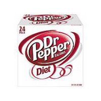 Dr Pepper Diet - 24 Pack Cans, 288 fl oz