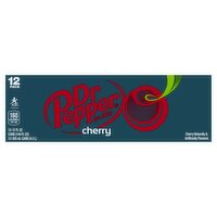 Dr Pepper Cherry Soda, 12 fl oz, 12 count