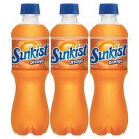 Sunkist Orange Soda, 500 ml, 6 count, 101.44 Fluid ounce