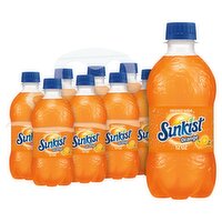 Sunkist Orange Soda, 8 count, 12 fl oz