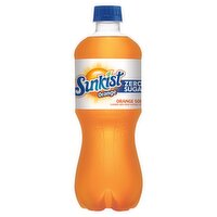 Sunkist Zero Sugar Orange Soda, 20 fl oz