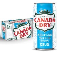 Canada Dry Original Seltzer Water, 12 fl oz, 12 count