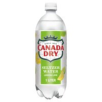 Canada Dry Lemon Lime Seltzer Water, 1 liter