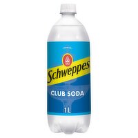 Schweppes Club Soda, 1 liter