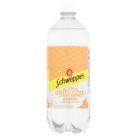 Schweppes Orange Unsweetened Sparkling Seltzer Water, 33.8 fl oz