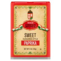 Pride of Szeged Sweet Hungarian Style Paprika, 4 oz