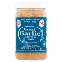 Great Garlic Garlic Chopped in Water, 8 oz