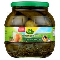 Kühne Kosher Barrel Pickles, 35.9 fl oz