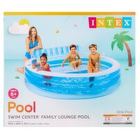 Intex Swim Center Family Lounge Pool, Ages 6+ Years, 1 count
