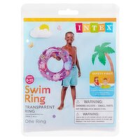 Intex Transparent Swim Ring, 1 count