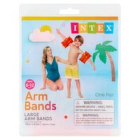 Intex Large Arm Bands, Ages 6-12 years, one pair