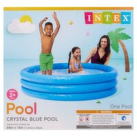 Intex Crystal Blue Pool, Ages 2+ Years, 1 count