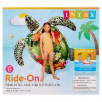 Intex Realistic Sea Turtle Ride-On, Ages 3+ Years, 1 count