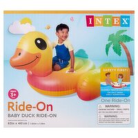 Intex Baby Duck Ride-On, ages 3+ years, 1 count