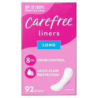 Carefree Long Liners, 92 count, 92 Each