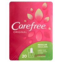 Carefree Original Regular Fresh Scent Liners To Go, 20 count