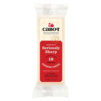 Cabot Seriously Sharp Cheddar Cheese, 8 oz