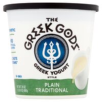 The Greek Gods Plain Traditional Style Greek Yogurt, 24 oz
